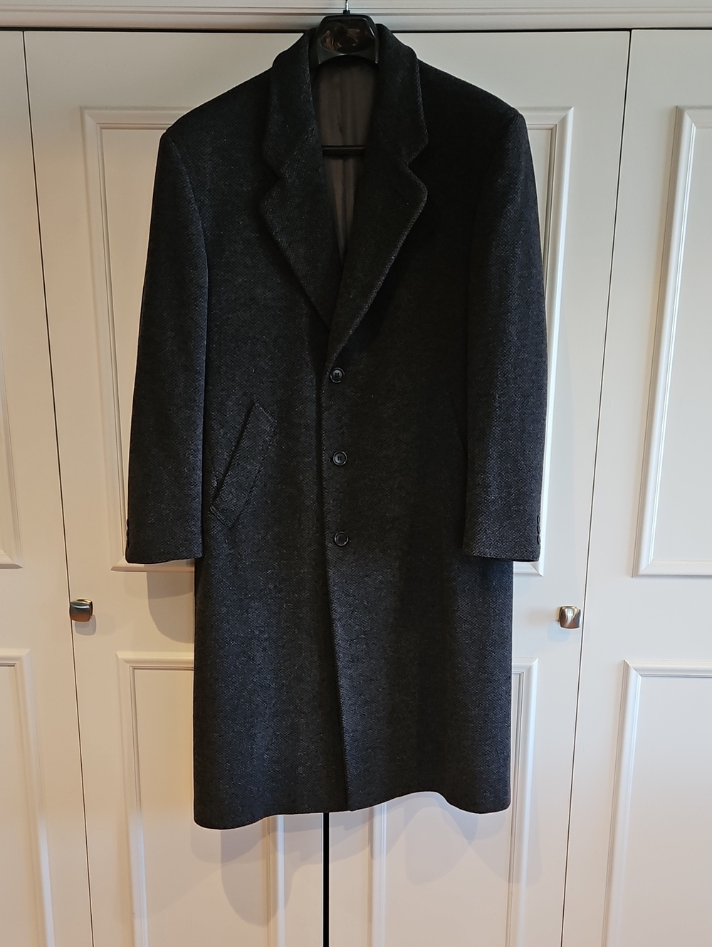 Mens Long Winter Dress Coat